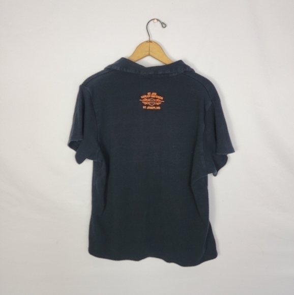Women's Short Sleeved Harley Davidson top - Picture 3 of 4
